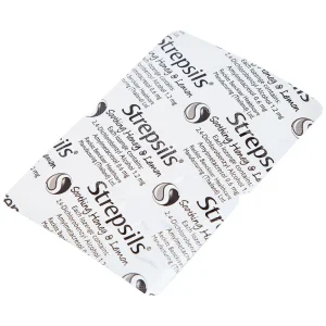 Viên ngậm Strepsils Soothing mật ong & chanh giảm đau họng (2 vỉ x 12 viên)