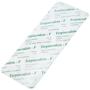Thuốc Terpincodein-F giảm ho, long đờm (10 vỉ x 10 viên)