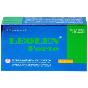 Viên nang cứng Leolen Forte OPC điều trị đau dây thần kinh (3 vỉ x 10 viên)