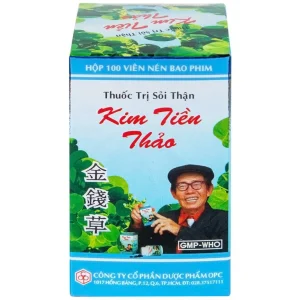 Thuốc trị sỏi thận Kim Tiền Thảo OPC hỗ trợ điều trị sỏi đường tiết niệu, sỏi thận (100 viên)