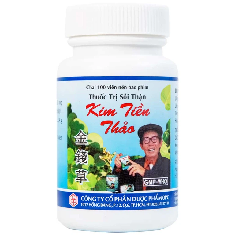 Thuốc trị sỏi thận Kim Tiền Thảo OPC hỗ trợ điều trị sỏi đường tiết niệu, sỏi thận (100 viên)