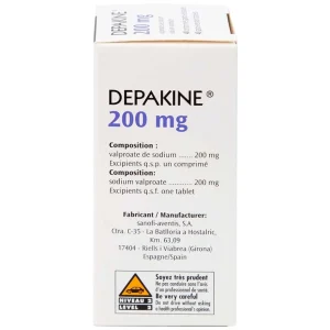 Thuốc Depakine 200mg Sanofi điều trị động kinh (40 viên)