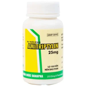 Thuốc Amitriptylin 25mg Danapha điều trị trầm cảm (100 viên)