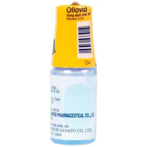 Thuốc nhỏ mắt Oflovid Santen điều trị viêm bờ mi, viêm túi lệ, lẹo, viêm kết mạc, viêm sụn mi (5ml)