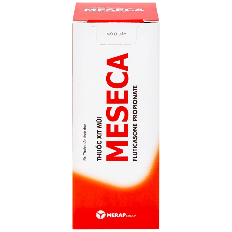 Thuốc xịt mũi Meseca Merap điều trị và dự phòng viêm mũi dị ứng (60 liều)