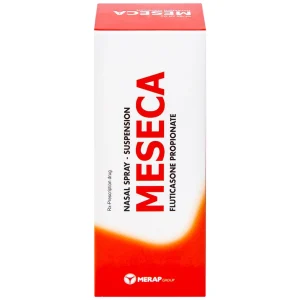 Thuốc xịt mũi Meseca Merap điều trị và dự phòng viêm mũi dị ứng (60 liều)