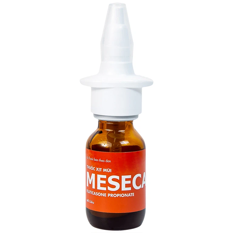 Thuốc xịt mũi Meseca Merap điều trị và dự phòng viêm mũi dị ứng (60 liều)