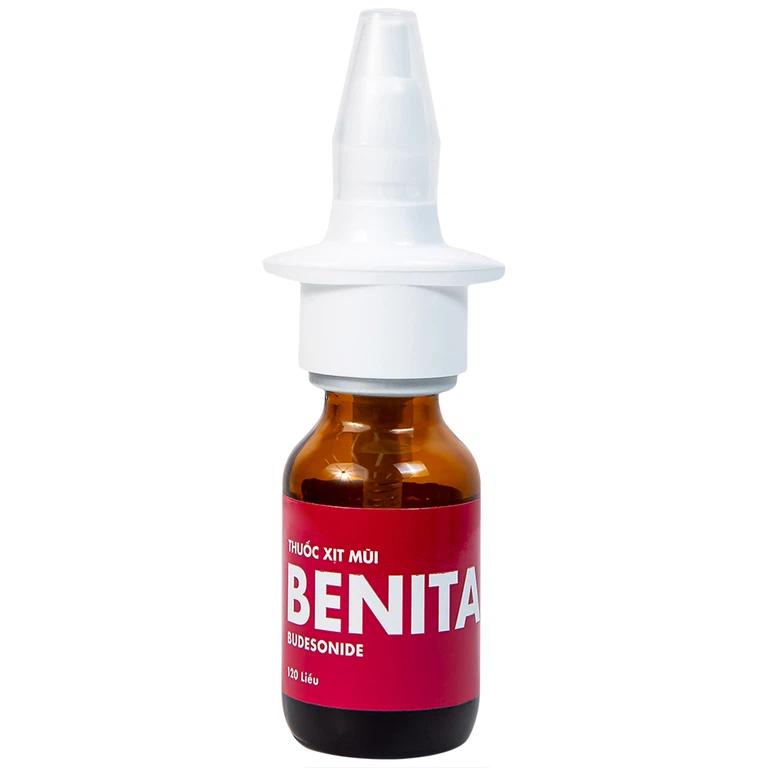 Thuốc xịt mũi Benita Merap điều trị viêm mũi dị ứng, polyp mũi (120 liều)