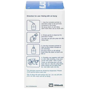 Cốm pha hỗn dịch uống Klacid 125mg/5ml điều trị nhiễm khuẩn đường hô hấp (60ml)