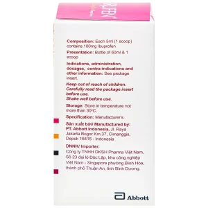 Hỗn dịch uống Brufen Abbott giảm đau, hạ sốt ở trẻ em (60ml)