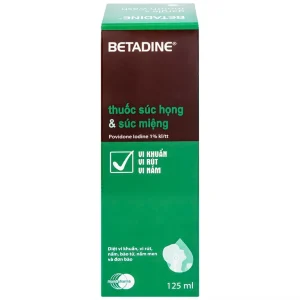Thuốc súc họng, súc miệng Betadine Gargle and Mouthwash điều trị viêm và nhiễm khuẩn miệng, họng (125ml)