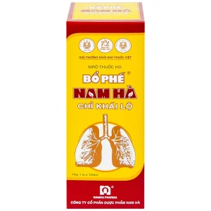 Siro ho bổ phế Nam Hà Chỉ Khái Lộ điều trị ho cảm mạo, ho gió, ho khan (125ml)