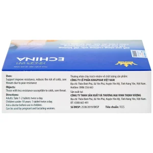 Viên uống Echina Kingphar hỗ trợ tăng cường sức đề kháng (30 viên)