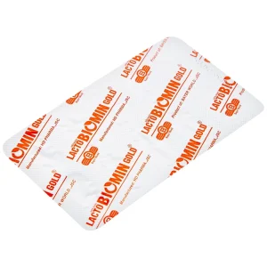 Viên uống Lacto Biomin Gold New HD Pharma hỗ trợ cải thiện hệ vi sinh đường ruột (5 vỉ x 10 viên)