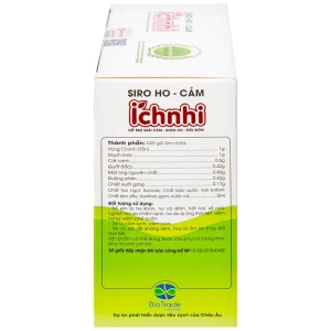 Siro ho cảm Ích Nhi Nam Dược hỗ trợ giải cảm, giảm ho, tiêu đờm (30 gói x 5ml)