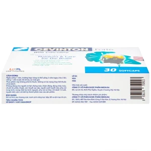 Viên uống Cevinton Forte giúp bổ sung dưỡng chất cho não, tăng cường lưu thông máu (30 viên)