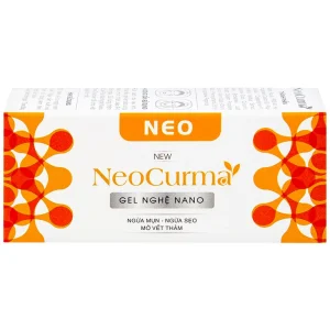 Gel Nghệ Nano NeoCurma ngừa mụn, ngừa sẹo, mờ vết thâm (20g)
