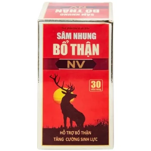 Viên uống Sâm Nhung Bổ Thận NV Dolexpharm hỗ trợ tráng dương, tăng cường sinh lực (30 viên)
