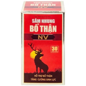 Viên uống Sâm Nhung Bổ Thận NV Dolexpharm hỗ trợ tráng dương, tăng cường sinh lực (30 viên)