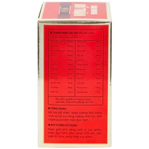 Viên uống Sâm Nhung Bổ Thận NV Dolexpharm hỗ trợ tráng dương, tăng cường sinh lực (30 viên)