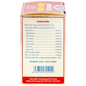 Viên khớp Tâm Bình hỗ trợ giảm các triệu chứng của thoái hóa khớp, viêm khớp (60 viên)