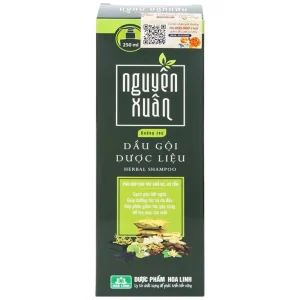 Dầu gội dược liệu Nguyên Xuân sạch gàu, hết ngứa, dưỡng tóc, giảm gãy rụng dành cho tóc khô xơ, hư tổn (250ml)