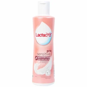 Dung dịch vệ sinh phụ nữ Lactacyd Pro Sensitive bảo vệ và chăm sóc vùng kín (250ml)