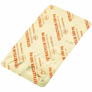 Thuốc Tetracyclin 500mg Uphace điều trị nhiễm khuẩn đường hô hấp (10 vỉ x 10 viên)