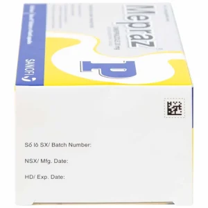 Viên nang cứng Mepraz 20mg Sanofi điều trị loét dạ dày tá tràng, viêm thực quản trào ngược (7 vỉ x 4 viên)