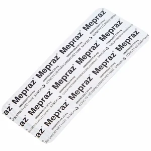 Viên nang cứng Mepraz 20mg Sanofi điều trị loét dạ dày tá tràng, viêm thực quản trào ngược (7 vỉ x 4 viên)