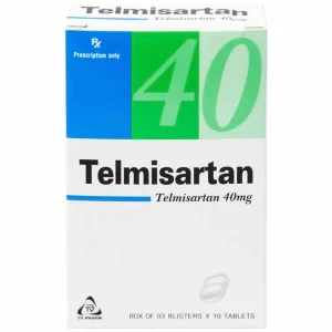 Thuốc Telmisartan 40 TV.Pharm điều trị tăng huyết áp (3 vỉ x 10 viên)