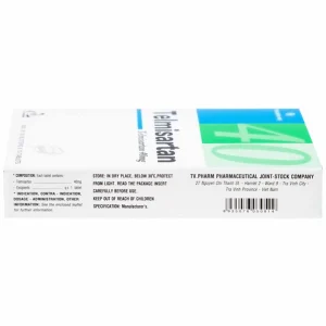 Thuốc Telmisartan 40 TV.Pharm điều trị tăng huyết áp (3 vỉ x 10 viên)