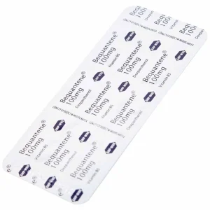 Thuốc Bequantene 100mg Mediplantex điều trị chứng rụng tóc lan tỏa (2 vỉ x 10 viên)