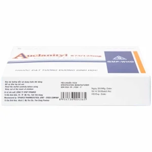 Thuốc Auclanityl 875/125mg Tipharco điều trị nhiễm khuẩn (2 vỉ x 7 viên)