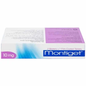 Viên nén Montiget 10mg Getz phòng và điều trị suyễn mạn tính (2 vỉ x 7 viên)