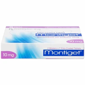 Viên nén Montiget 10mg Getz phòng và điều trị suyễn mạn tính (2 vỉ x 7 viên)