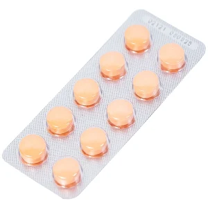 Thuốc Allopurinol 300mg Domesco điều trị tăng acid uric máu, sỏi thận (2 vỉ x 10 viên)