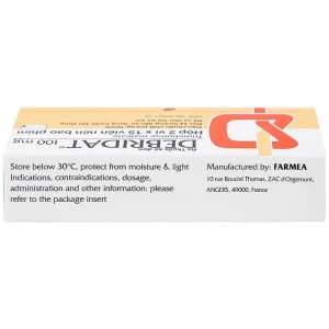 Thuốc Debridat 100mg Pfizer điều trị triệu chứng đau, rối loạn nhu động ruột và khó chịu đường ruột (30 viên)