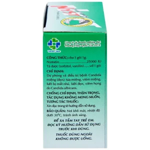 Thuốc rơ miệng Nyst 25.000IU OPC dự phòng và điều trị bệnh Candida miệng (10 gói)