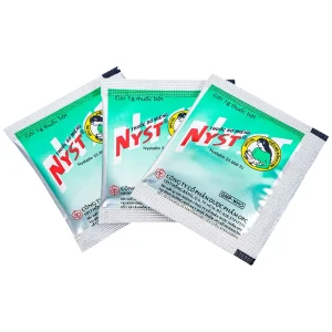 Thuốc rơ miệng Nyst 25.000IU OPC dự phòng và điều trị bệnh Candida miệng (10 gói)