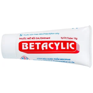 Thuốc mỡ bôi da Betacylic Mekophar điều trị bệnh vẩy nến, vảy da dầu (15g)