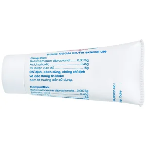 Thuốc mỡ bôi da Betacylic Mekophar điều trị bệnh vẩy nến, vảy da dầu (15g)