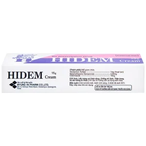 Kem bôi Hidem Cream điều trị viêm da dị ứng, hăm da (15g)