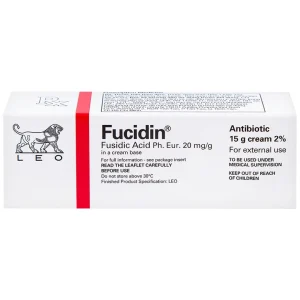 Kem Fucidin LEO điều trị nhiễm khuẩn (15g)