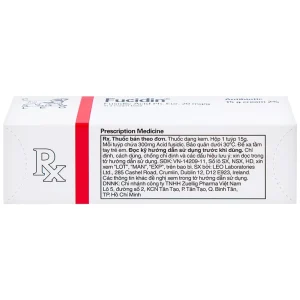 Kem Fucidin LEO điều trị nhiễm khuẩn (15g)