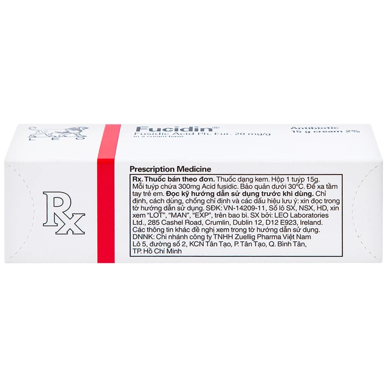 Kem Fucidin LEO điều trị nhiễm khuẩn (15g)