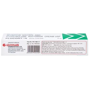 Kem Flucort-N Glenmark hỗ trợ điều trị các bệnh viêm da (15g)