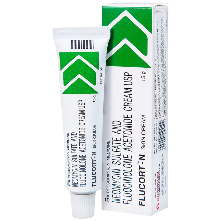 Kem Flucort-N Glenmark hỗ trợ điều trị các bệnh viêm da (15g)