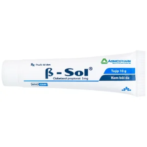 Kem bôi da B- Sol Agimexpharm điều trị vảy nến, chàm (10g)