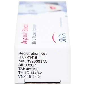 Kem bôi da Acyclovir Stada Cream điều trị nhiễm virus Herpes simplex (2g)